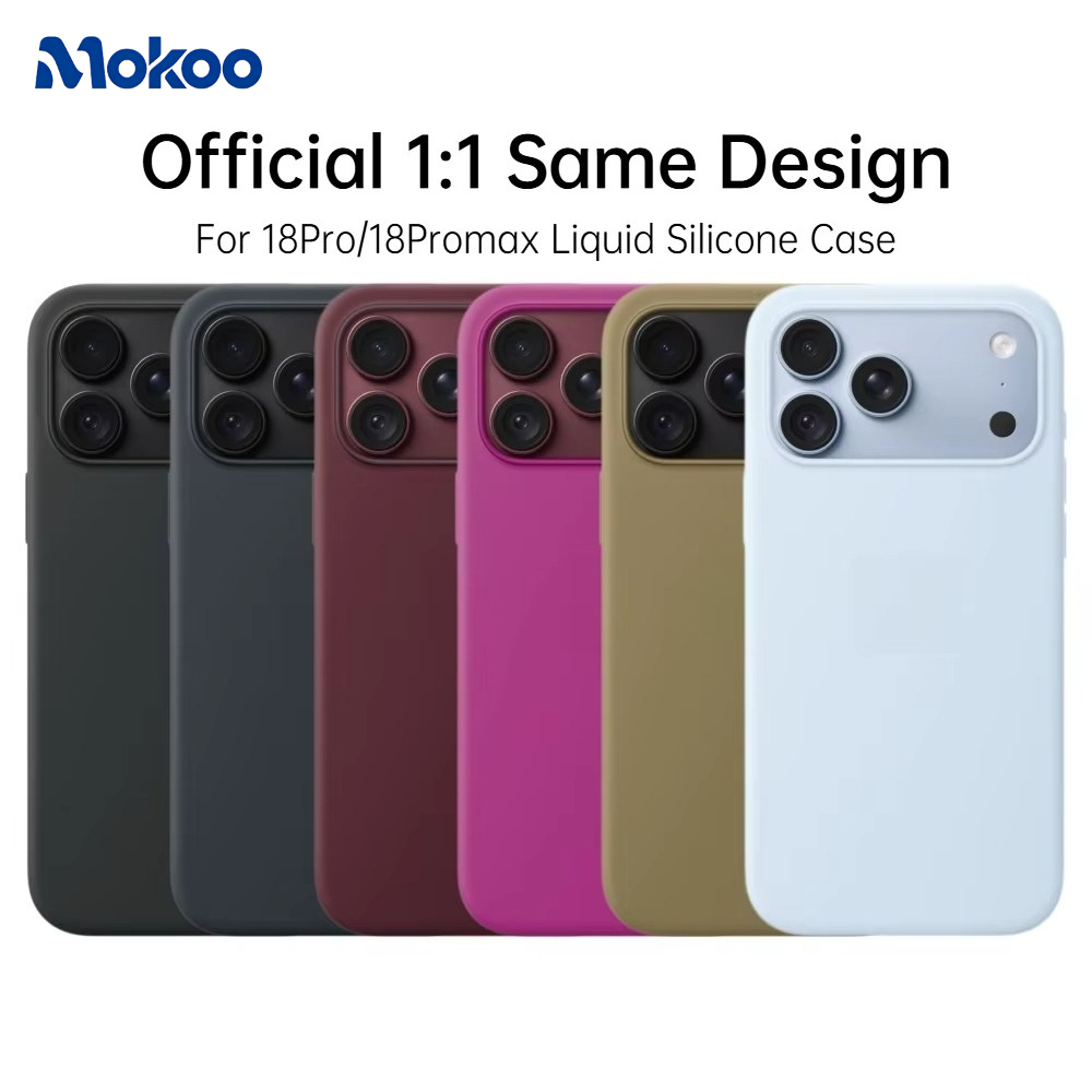 Liquid Silicone Magnetic Phone Case - สำหรับ iPhone 18 Pro และ 18
