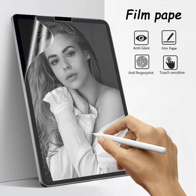 Matte Anti Glare Screen Protector - ฟิล์มกันรอยหน้าจอแบบกระดาษ ผิวสัมผัสแบบด้าน PET ป้องกันแสงสะท้อน สำหรับ iPad