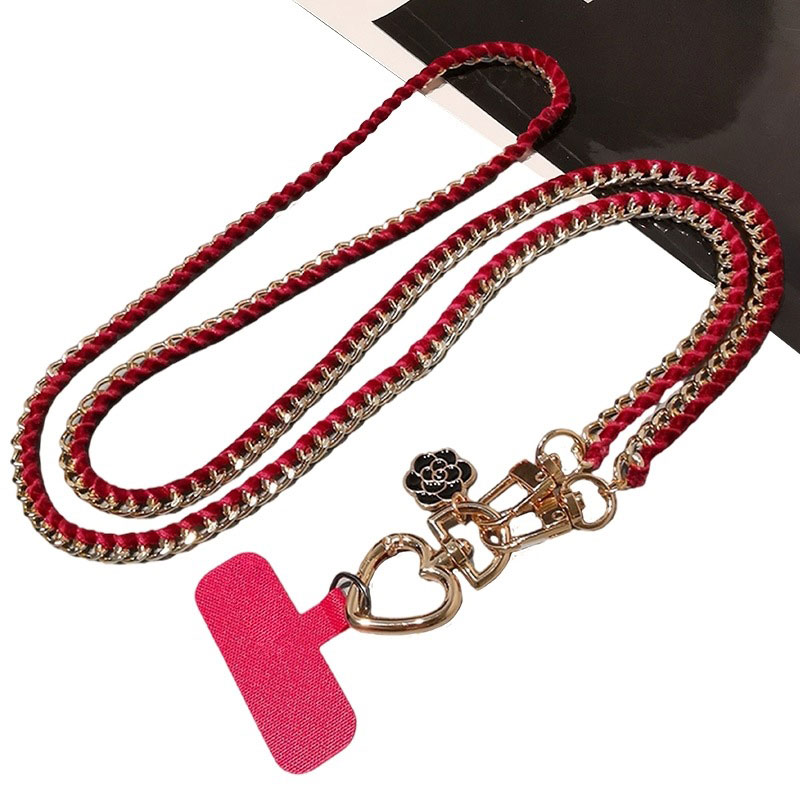 สายคล้องโทรศัพท์มือถือแบบโซ่สะ - Crossbody Lanyard Neck Strap Case บทวิจารณ์และราคา