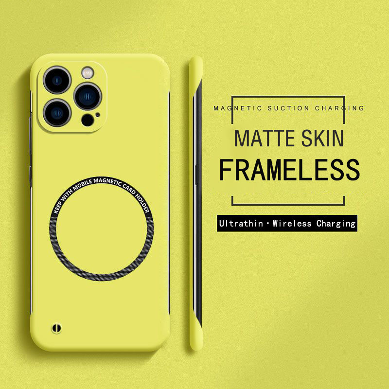 เคสแม่เหล็กไร้ขอบสำหรับ Magsaf - Matte Hard Pc Back Case บทวิจารณ์และราคา