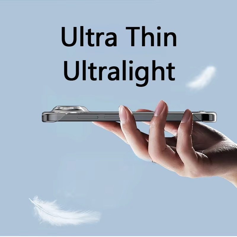 เคสโทรศัพท์แบบบางพิเศษ โปร่งใส - Ultra Thin Frameless Phone Cover บทวิจารณ์และราคา