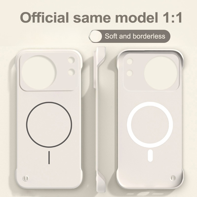 เคสแม่เหล็กไร้ขอบบางเฉียบ สำหร - Ultra Thin Frameless Phone Cover บทวิจารณ์และราคา