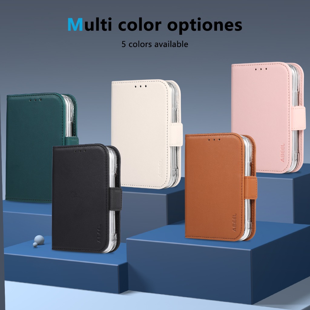 กระเป๋าใส่บัตรและโทรศัพท์แบบมี - Leather Wallet Card Holder Phone Cover บทวิจารณ์และราคา