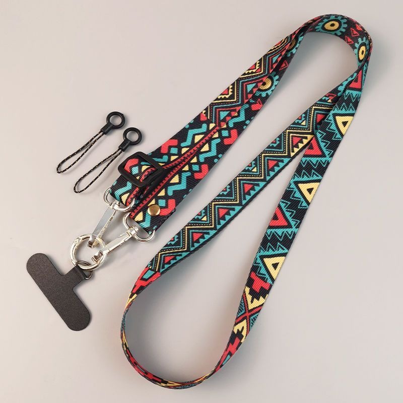 สายคล้องโทรศัพท์สไตล์ชาติพันธุ - Crossbody Lanyard Neck Strap Case บทวิจารณ์และราคา